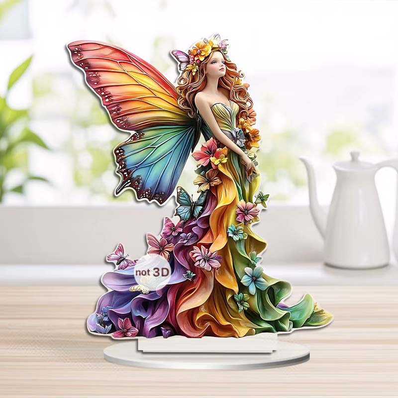 2D Schmetterlingsfee Acryl Standee