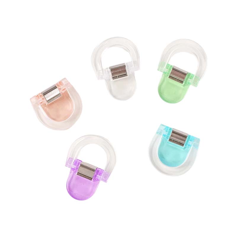 U-förmiger transparenter Acrylclip mit UV-Druck