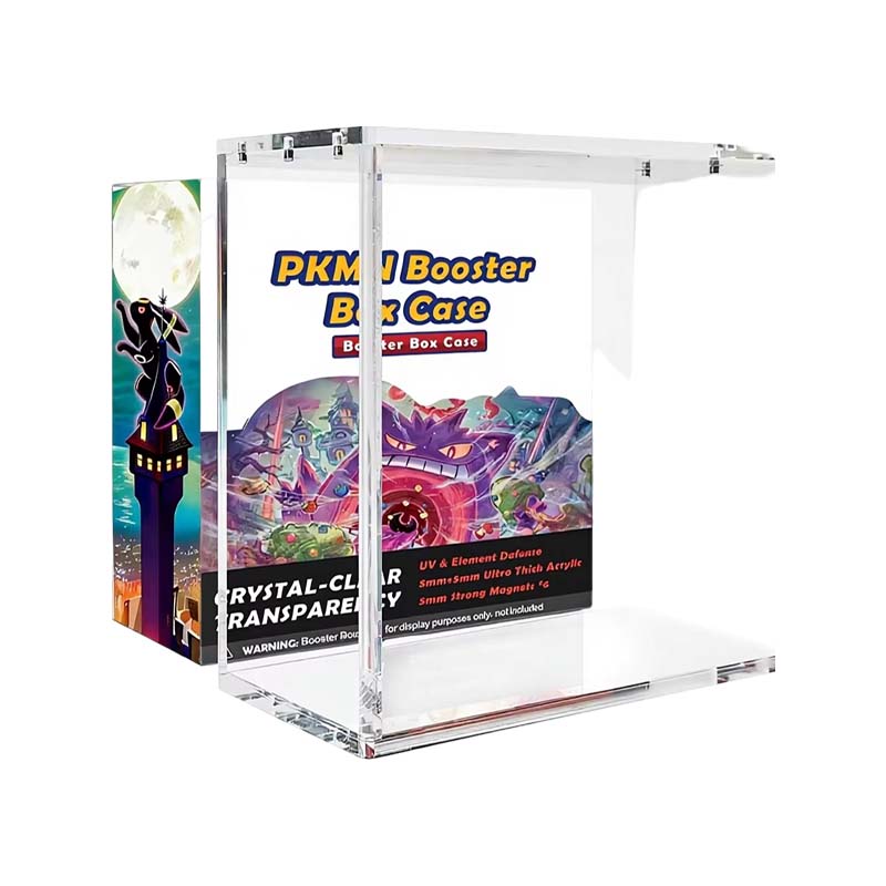 Vitrine mit Würfelaufbewahrung aus Acryl