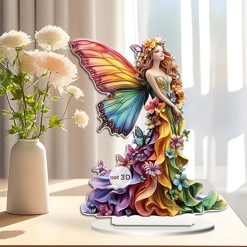 2D Schmetterlingsfee Acryl Standee