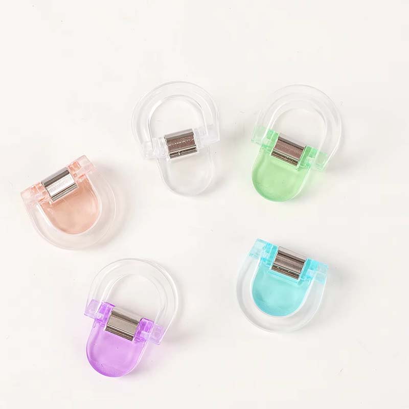 U-förmiger transparenter Acrylclip mit UV-Druck