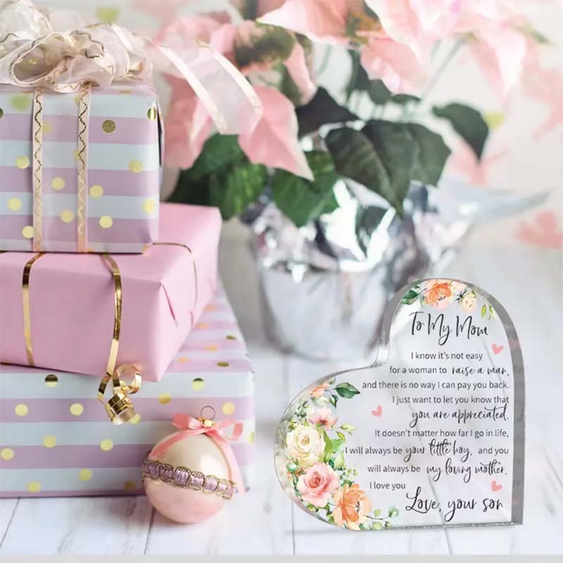 Herzschmuck Acryl Geschenk