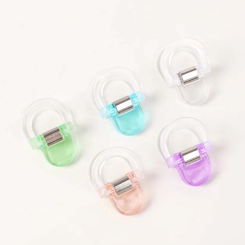 U-förmiger transparenter Acrylclip mit UV-Druck