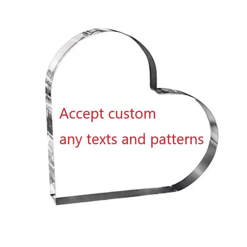 Transparentes Standees Acrylgeschenk