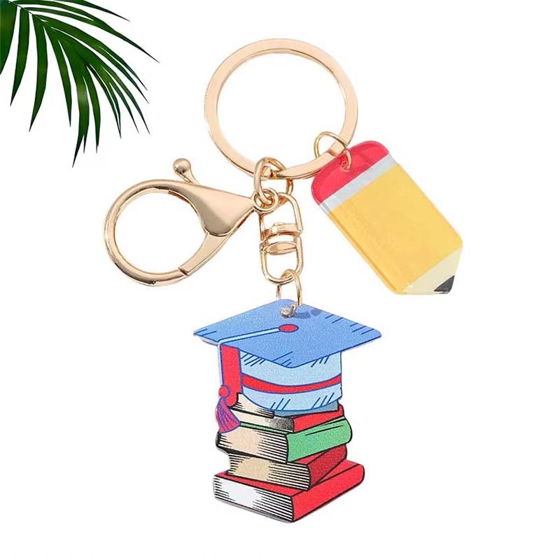 Schlüsselanhänger-Anhänger aus Acryl für Abschlusslehrer
