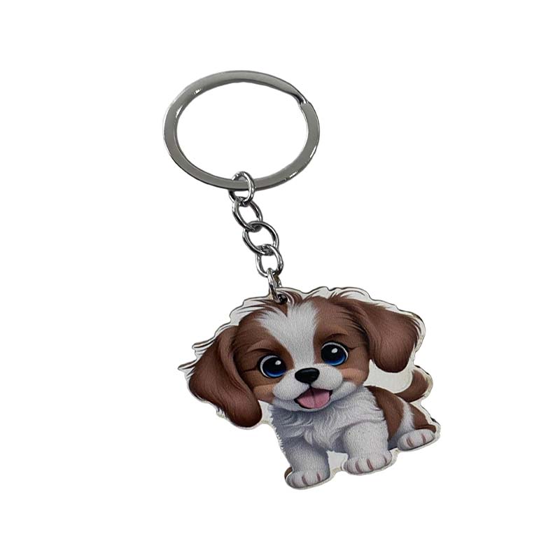 Cartoon Katze Oval DIY Druck Acryl Geschenk