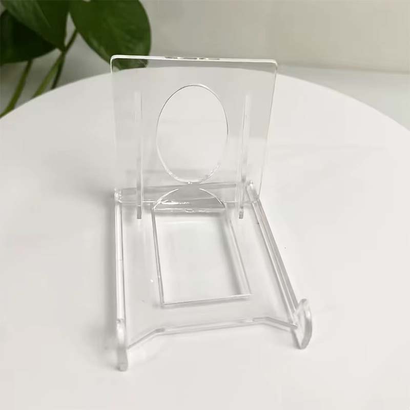 Transparentes Liebesornament aus Acryl Standee
