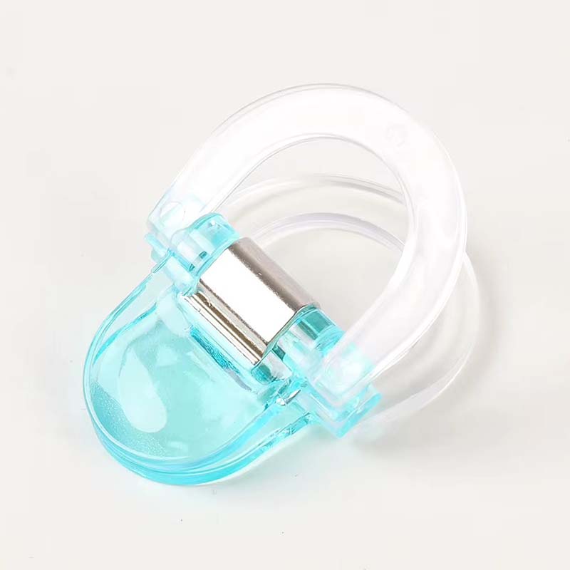 U-förmiger transparenter Acrylclip mit UV-Druck
