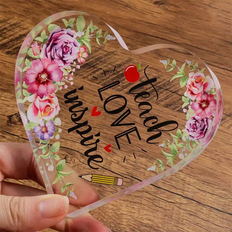 Transparentes Standees Acrylgeschenk