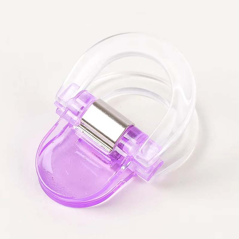 U-förmiger transparenter Acrylclip mit UV-Druck