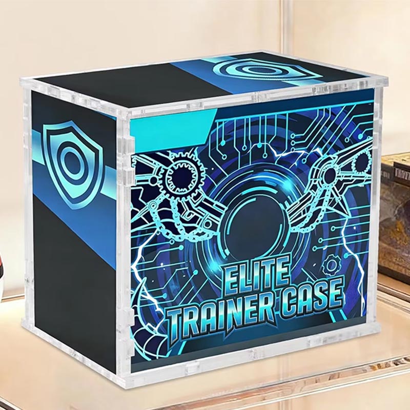 Luxuriöse Acryl-Displaybox mit individuellem Farbdeckeldesign