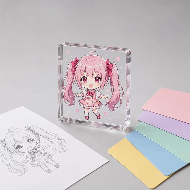 Benutzerdefiniertes 3D UV-gedrucktes Acryl-Standee-Alphabet-Dekor