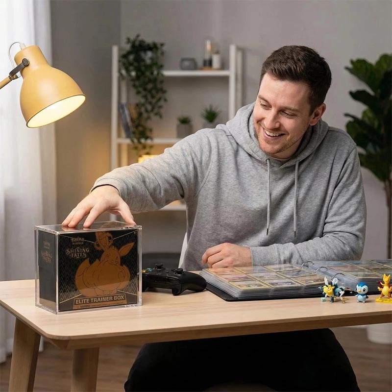 Benutzerdefinierter Karten-Organizer für Brettspiel-Aufbewahrungsboxen aus Acryl