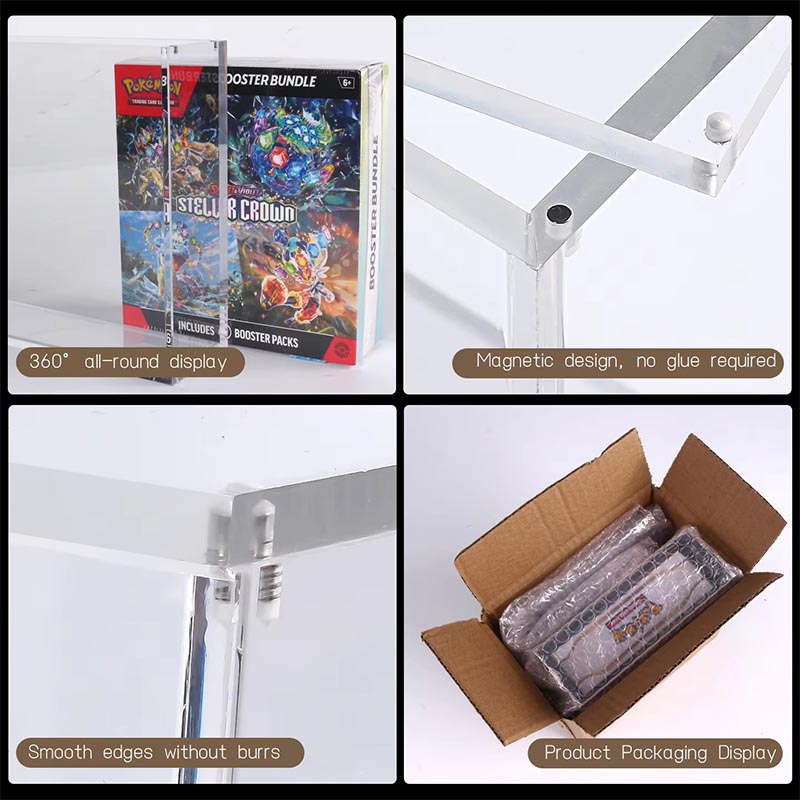 Wandmontierte Acryl-Vitrine, schwimmende Sammlervitrine