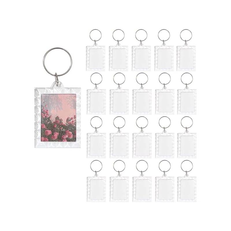 Leere Acryl-Fotoeinsatz-Ornament DIY Craft Dekoration