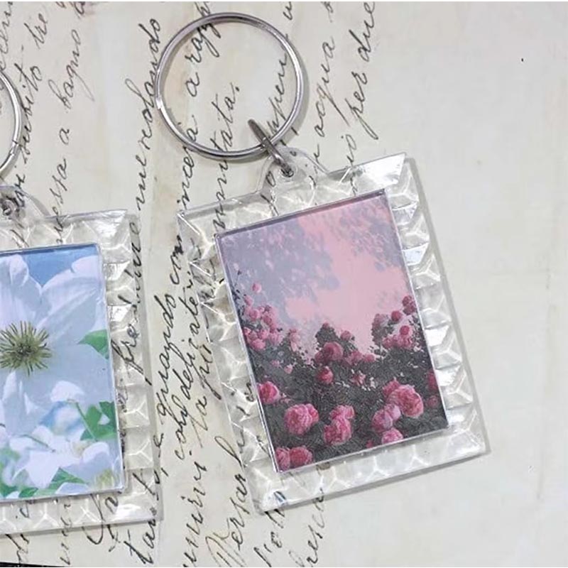 Leere Acryl-Fotoeinsatz-Ornament DIY Craft Dekoration