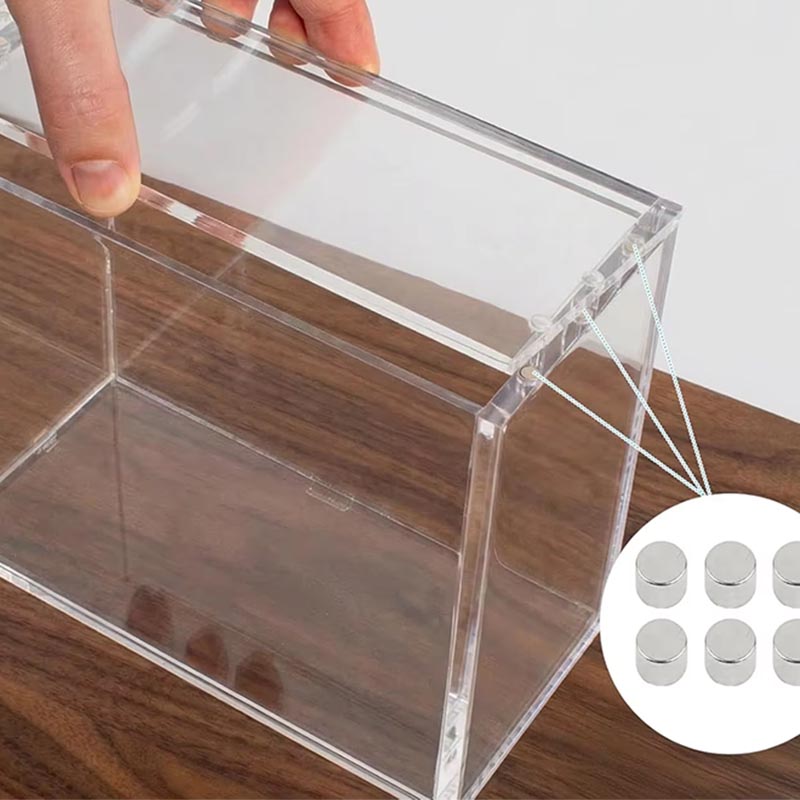 Benutzerdefinierte rechteckige Acryl-Aufbewahrungsbox Daily Gadget Organizer