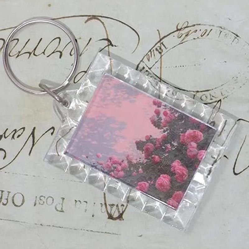 Leere Acryl-Fotoeinsatz-Ornament DIY Craft Dekoration