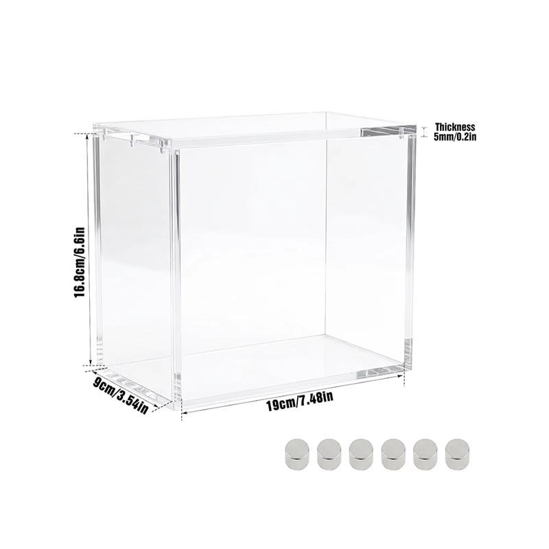 Benutzerdefinierte rechteckige Acryl-Aufbewahrungsbox Daily Gadget Organizer