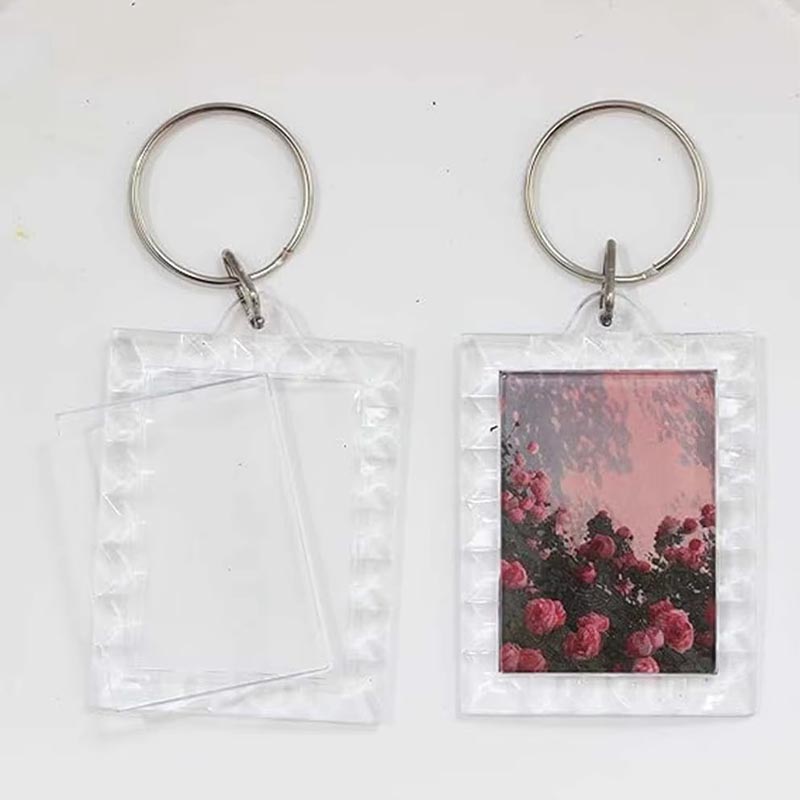 Leere Acryl-Fotoeinsatz-Ornament DIY Craft Dekoration