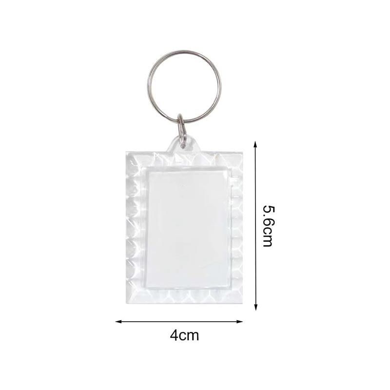 Leere Acryl-Fotoeinsatz-Ornament DIY Craft Dekoration